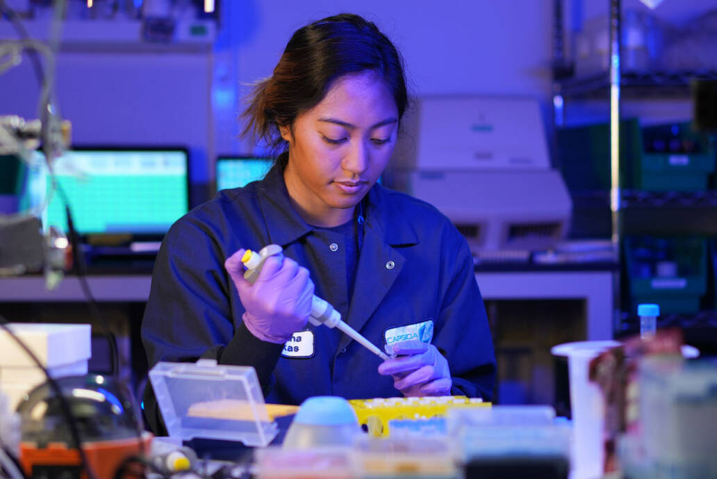 Capsida Team in the lab